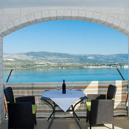 Apartment Holidays Slanada With Terrace And Sea View, Near The & Town Trogir, Free Parking, Quiet Place On Peninsula Ciovo
